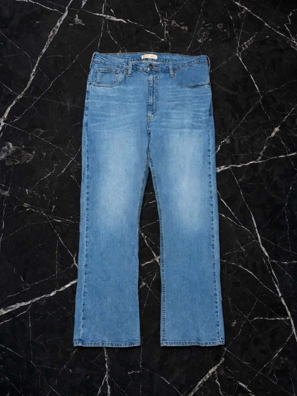 Levi Strauss Signature Men's Blue Bootcut Jeans Denim Pants 33x30